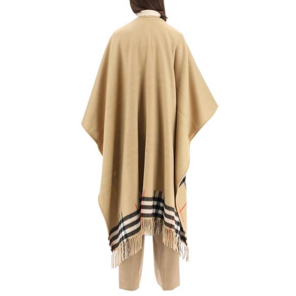 Burberry wool cashmere cape poncho - Picture 4 of 4